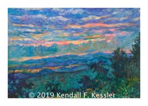 Blue Ridge Parkway Artist is Pleased to sell another Blue Ridge Painting